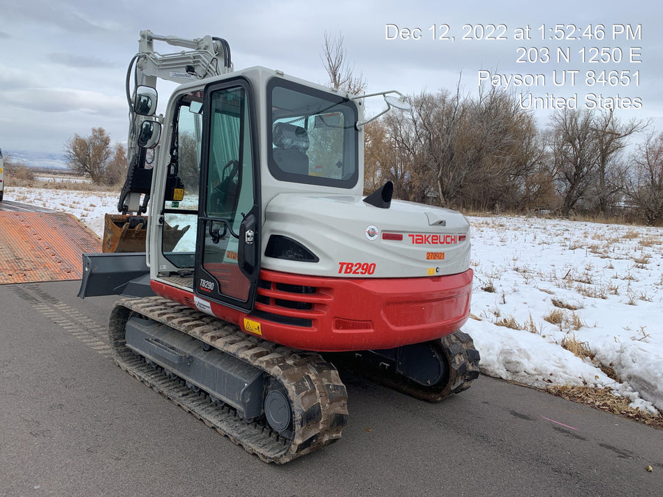 2022 TAKEUCHI TB290-CR