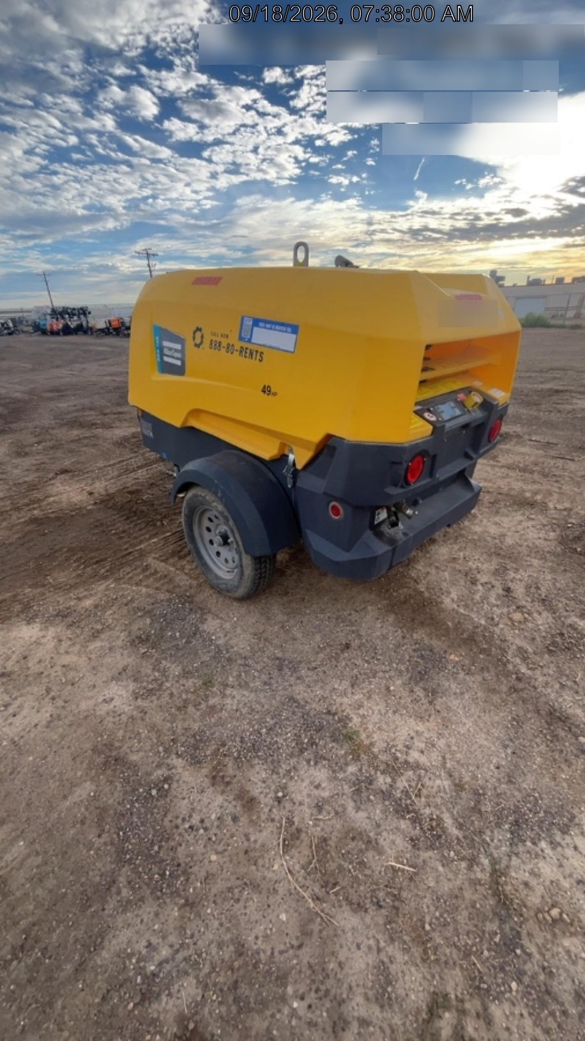 2023 ATLAS COPCO XAS188 CWK