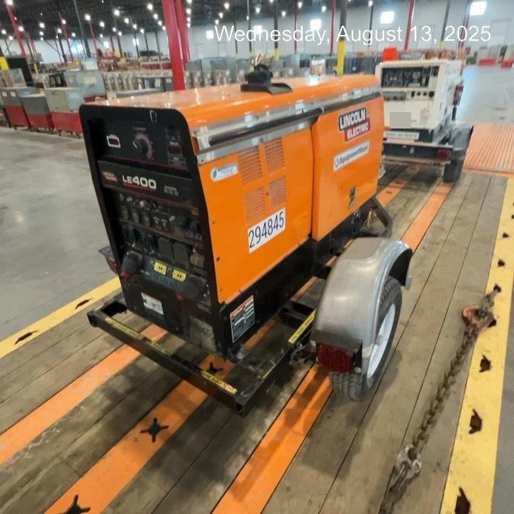 2023 Lincoln Electric LE400 Kubota V1505, Trlr, Cable Rack, Light Kit, ES Decals, T3
