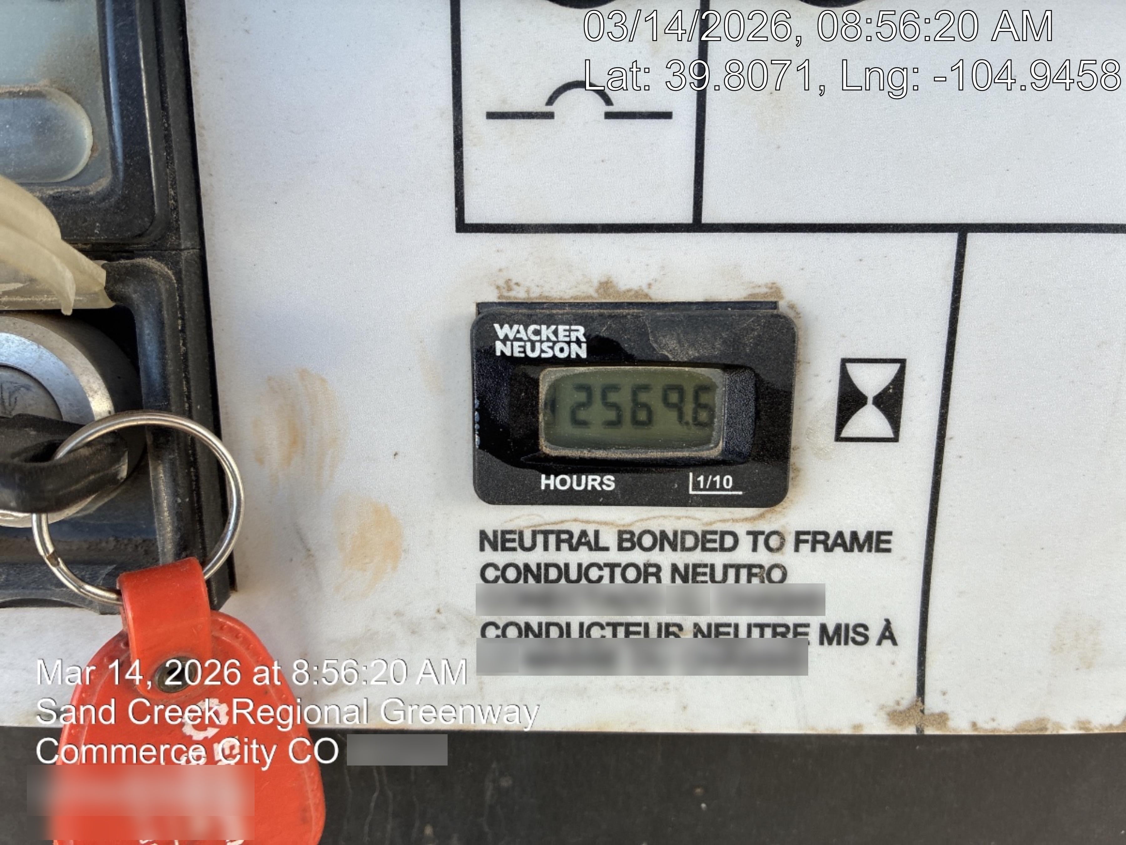 2019 Wacker Neuson LTV6L-MH Mobile Light Tower w/Fuel Level Sensor Installed