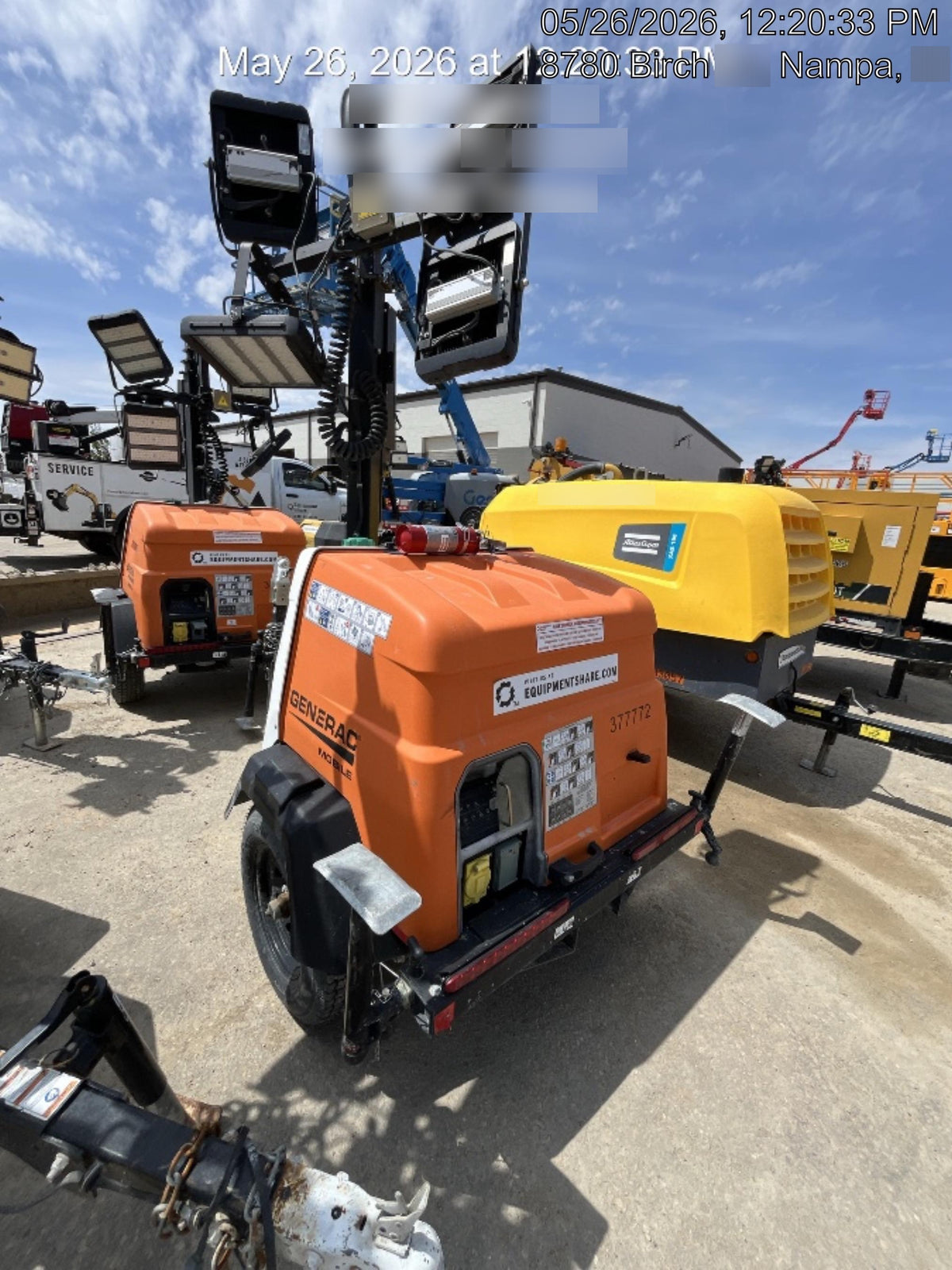 2023 Generac MLT2 Diesel, Flex Switch 120V Input, Powerzone Controller, 
(4) 320W LED Lights, 4kW Generator, 39.9 Gal Fuel Tank, 2" Ball, T3