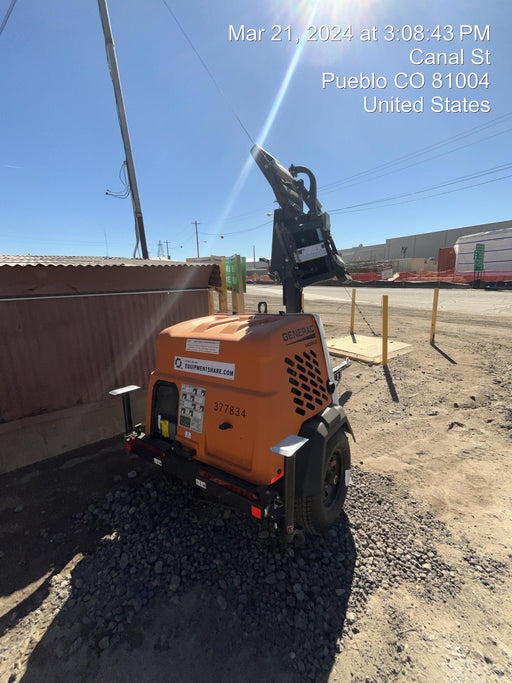 2023 Generac MLT2 Diesel, Flex Switch 120V Input, Powerzone Controller, 
(4) 320W LED Lights, 4kW Generator, 39.9 Gal Fuel Tank, 2" Ball, T3