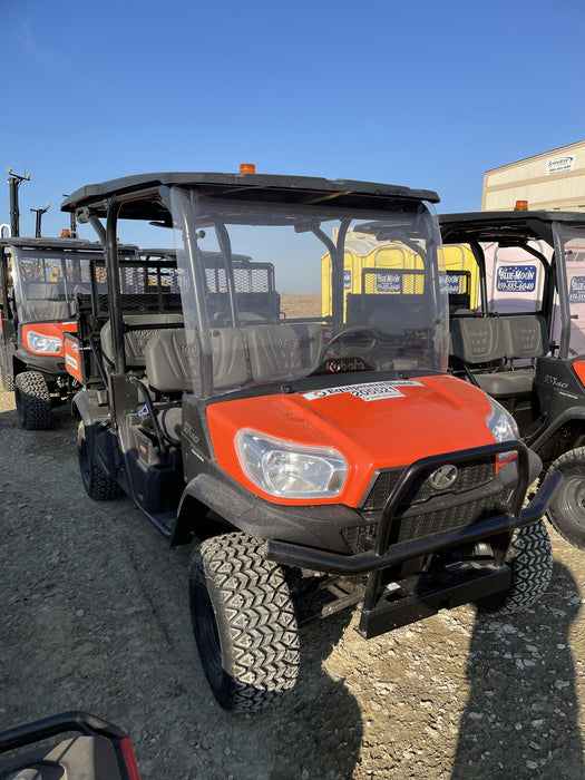 2022 Kubota RTV-X1140W-H Plastic Canopy, Windshield Acrylic Clear, LED Strobe Light, Wire Harness Kit, Back up Alarm