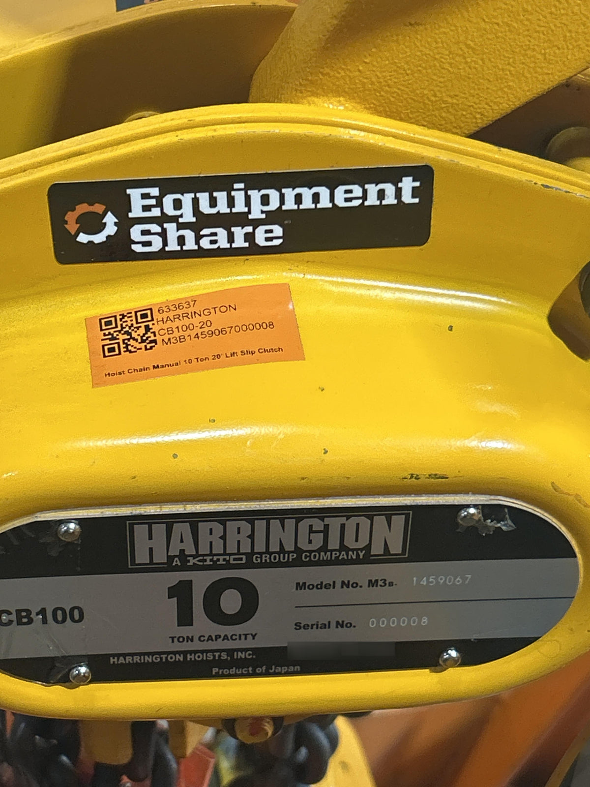 2026 HARRINGTON CB100-20