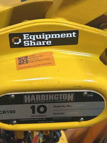2026 HARRINGTON CB100-20