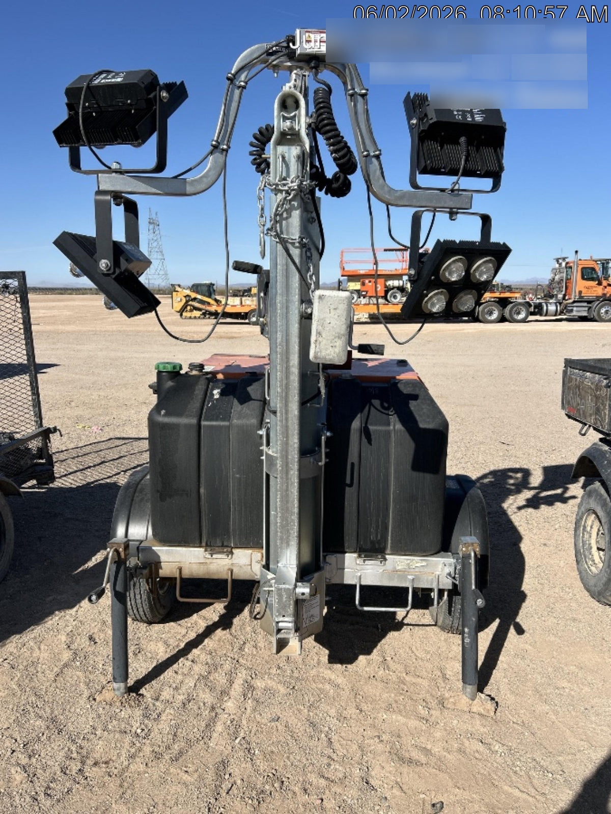 2024 Wanco WLTT-4MM4K Diesel, Deep Sea Controller, Shore Power Plug, Auto Start, (4) 350W LED Floodlights, 4kW Generator, 60 Gal Fuel Tank, 2" Ball, T3