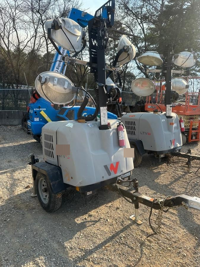 2019 Wacker Neuson LTV6L-MH Wacker Neuson LTV6L Mobile Light Tower w/Fuel Level Sensor Installed