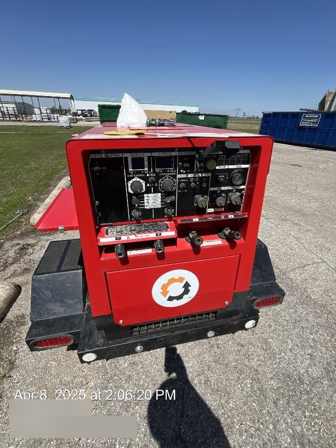 2023 Shindaiwa DGW400MDL Kubota D902 Engine, 23 HP, Dual Op Welder, Wire, Arc, Droop Stick, Tig, and CC Stick Functionality, Simulphase, 3 Phase and 1 Phase Gen Output, Single Axle NB Trlr, Slr Trckl Chrg 12V 12W, Fire Ext