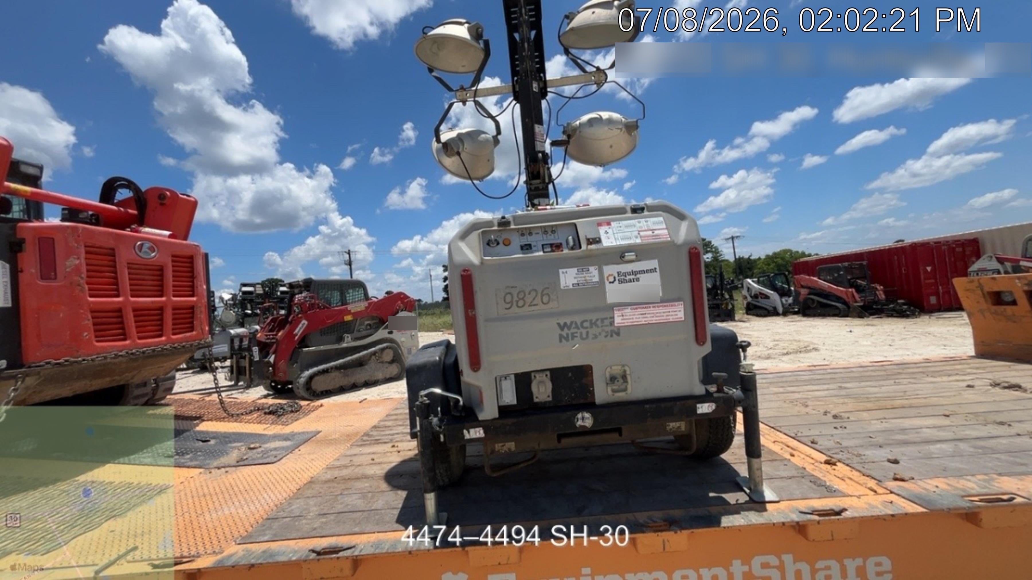 2024 Wacker Neuson LTT4 Diesel, Kohler KDW702, Deep Sea Controller, Auto Start, LED 320W, Bypass Outlet, T3