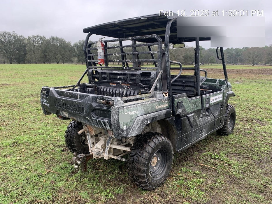 2019 Kawasaki Mule PRO-DXT Standard Options, Backup Alarm, Beacon, Plastic Hard Top, Poly Windshield, Horn Kit