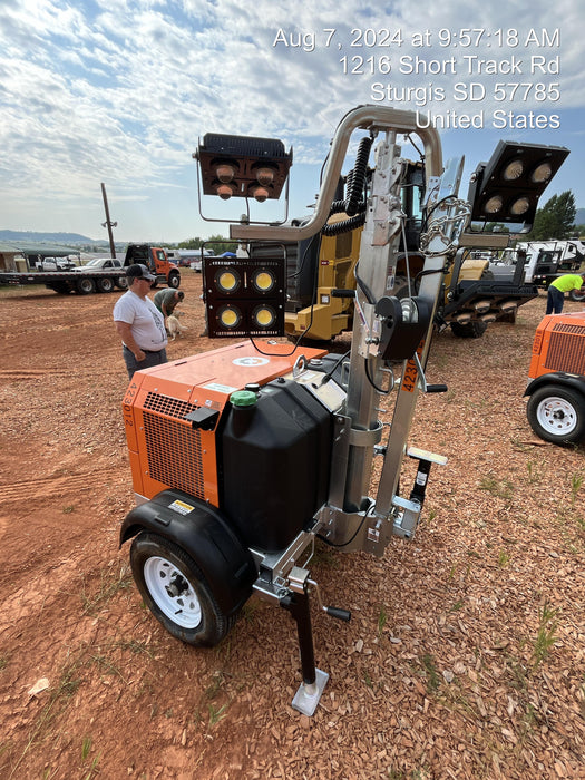 2024 Wanco WLTT-4MM4K Diesel, Deep Sea Controller, Shore Power Plug, Auto Start, (4) 350W LED Floodlights, 4kW Generator, 60 Gal Fuel Tank, 2" Ball, T3