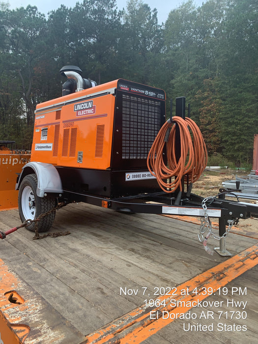 2022 Lincoln Electric Vantage 549X Crosslink Technology, Trailer Mounted, ES Decals, T3