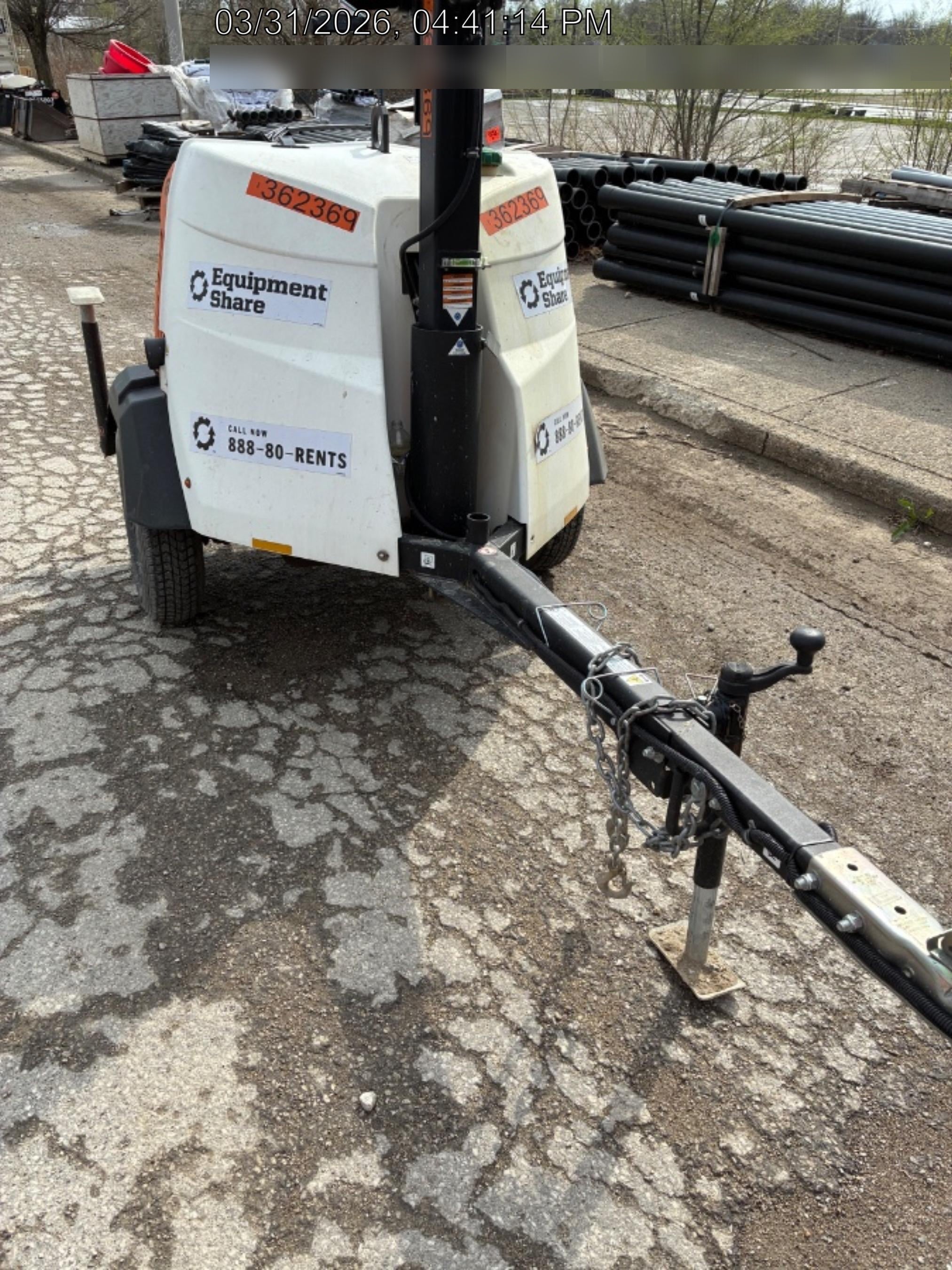2023 Generac MLT2 Diesel, Flex Switch 120V Input, Powerzone Controller, 
(4) 320W LED Lights, 4kW Generator, 39.9 Gal Fuel Tank, 2" Ball, T3
