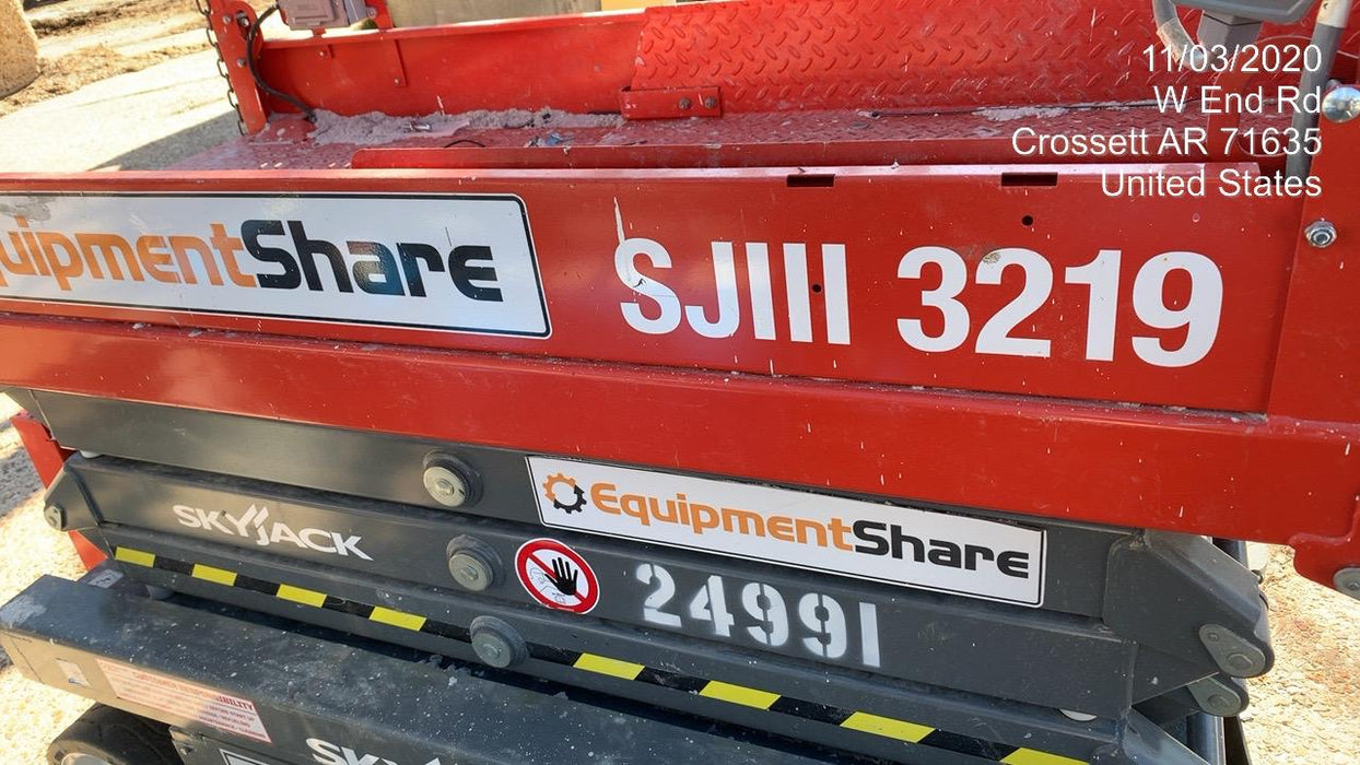 2019 Skyjack SJIII-3219 Skyjack SJIII3219 Standard w/Trojan Batteries