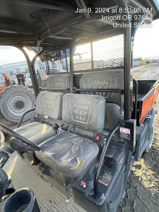 2022 Kubota RTV-X1140W-H Plastic Canopy, Windshield Acrylic Clear, LED Strobe Light, Wire Harness Kit, Back up Alarm
