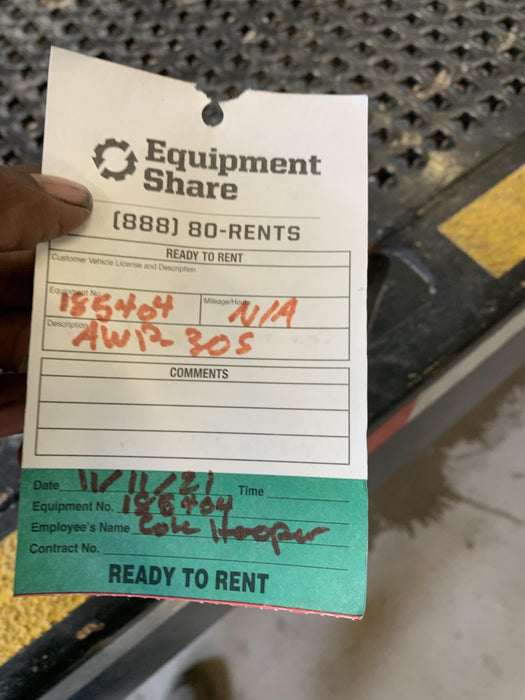 2021 GENIE AWP-30S DC