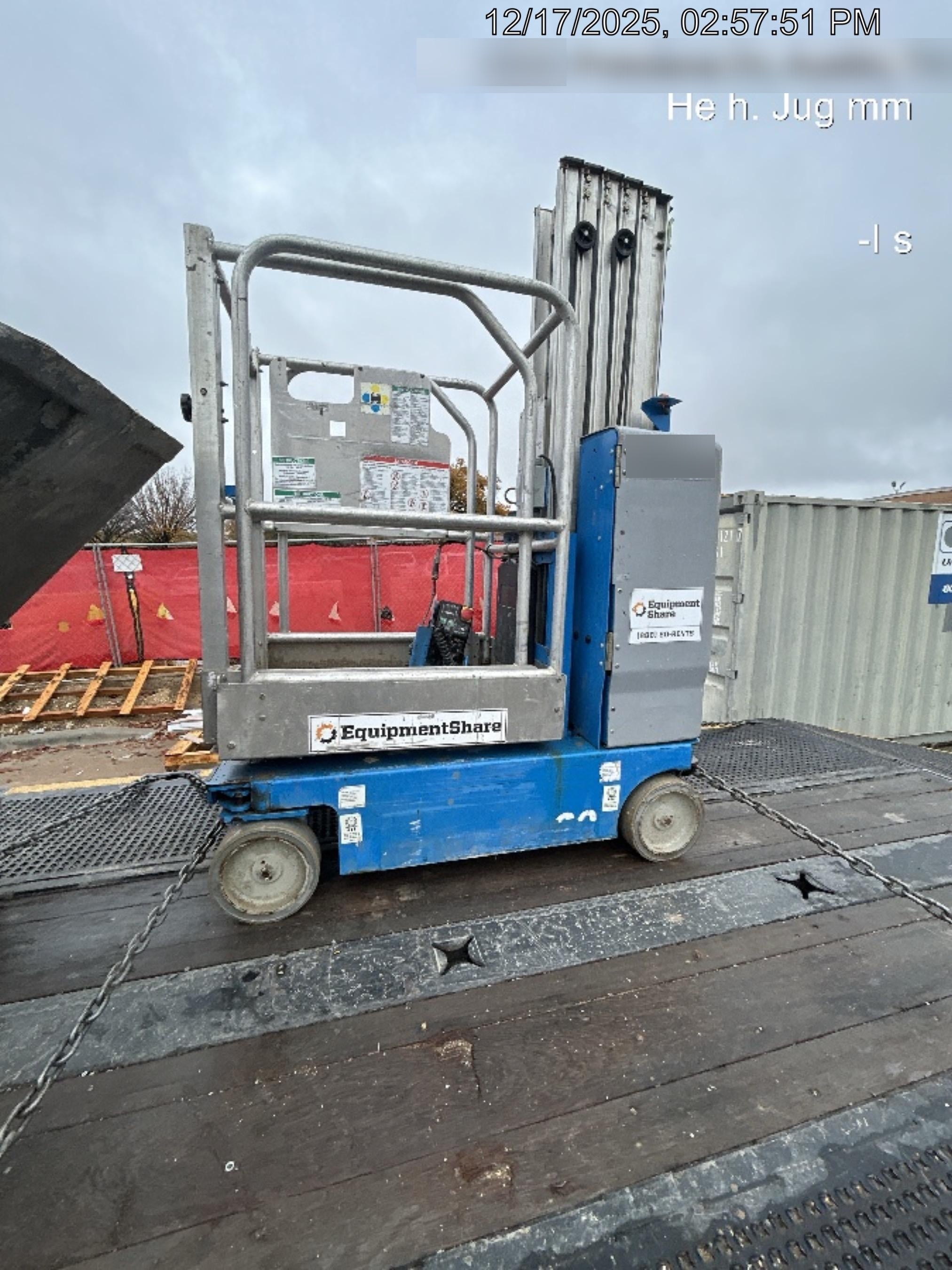 2019 GENIE GR-20