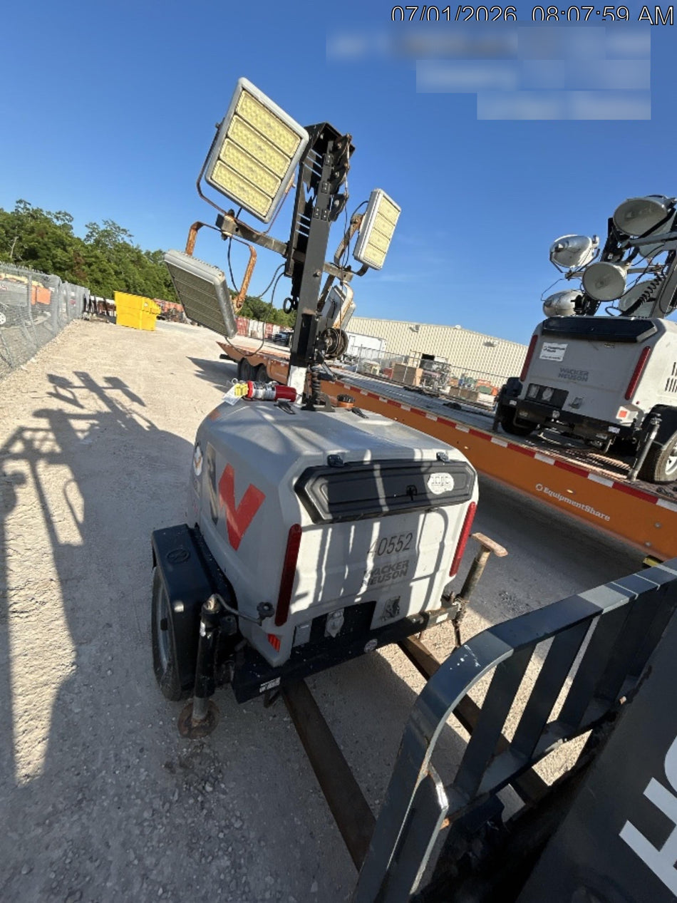 2019 Wacker Neuson LTV6K-LED LTV6K Light Tower, LED 300W, Telematics EQ SH Kubota