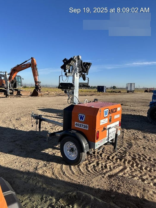 2024 Wanco WLTT-4MM4K Diesel, Deep Sea Controller, Shore Power Plug, Auto Start, (4) 350W LED Floodlights, 4kW Generator, 60 Gal Fuel Tank, 2" Ball, T3