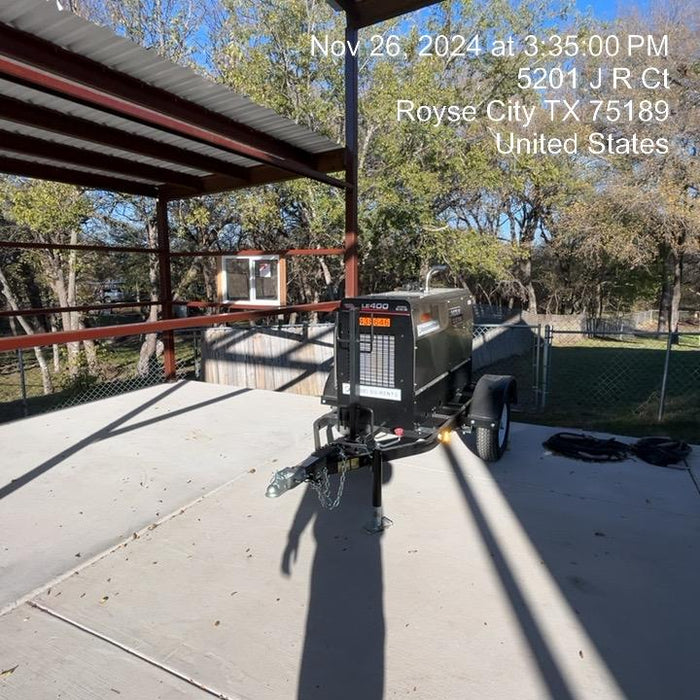 2024 Lincoln Electric LE400 Kubota V1505, Trlr, Cable Rack, Light Kit, ES Decals, T3