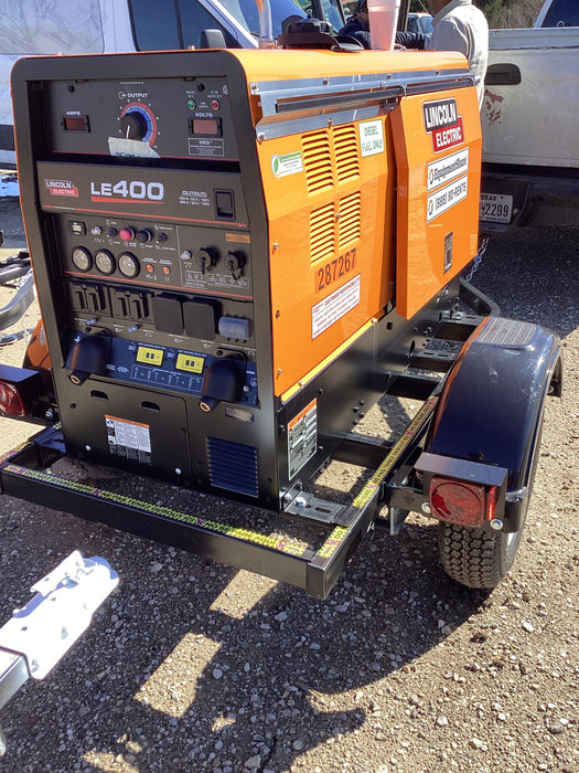 2023 Lincoln Electric LE400 Kubota V1505, Trlr, Cable Rack, Light Kit, ES Decals, T3