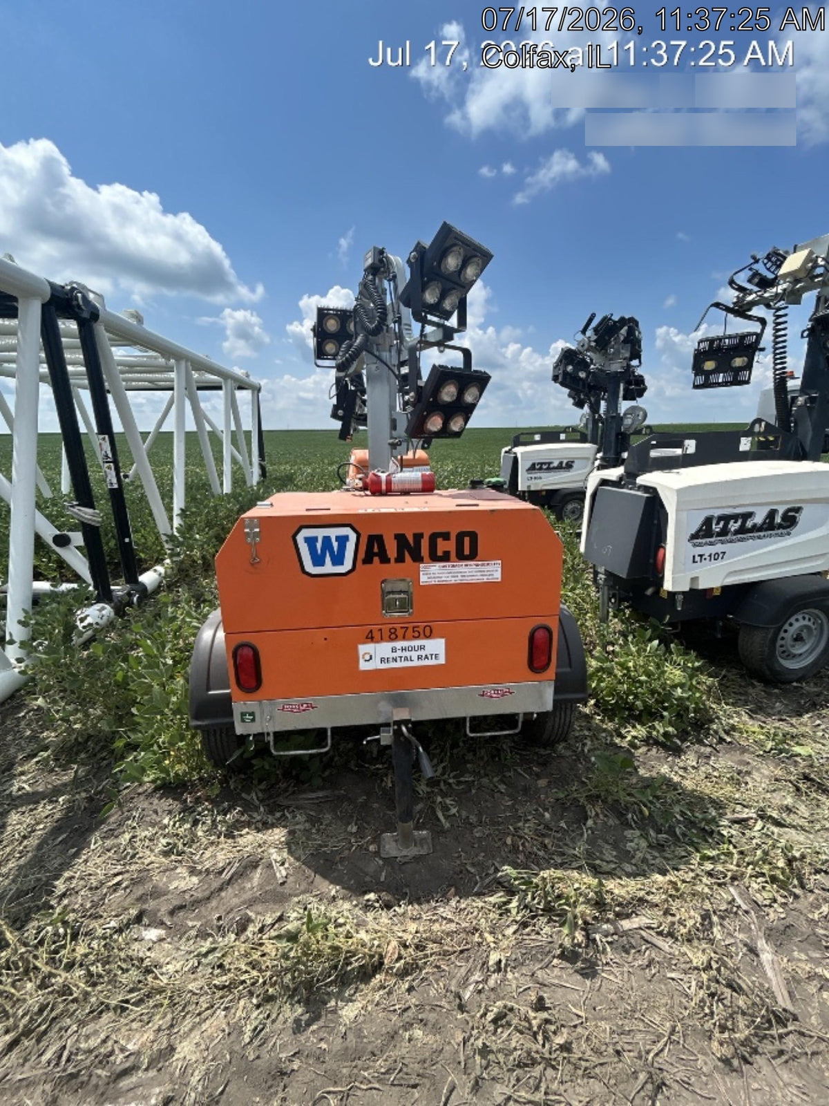 2024 Wanco WLTT-4MM4K Diesel, Deep Sea Controller, Shore Power Plug, Auto Start, (4) 350W LED Floodlights, 4kW Generator, 60 Gal Fuel Tank, 2" Ball, T3