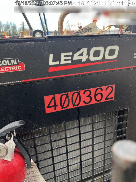 2024 Lincoln Electric LE400 Kubota V1505, Trlr, Cable Rack, Light Kit, ES Decals, T3