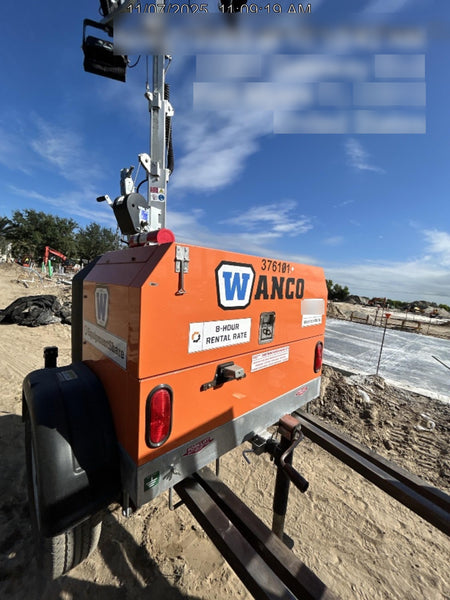 2023 Wanco WLTT-4MM4K Diesel, Deep Sea Controller, Shore Power Plug, Auto Start, (4) 350W LED Floodlights, 4kW Generator, 60 Gal Fuel Tank, 2" Ball, T3