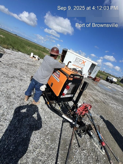 2022 Lincoln Electric LE400 Kubota V1505, Trlr, Cable Rack, Light Kit, ES Decals, T3