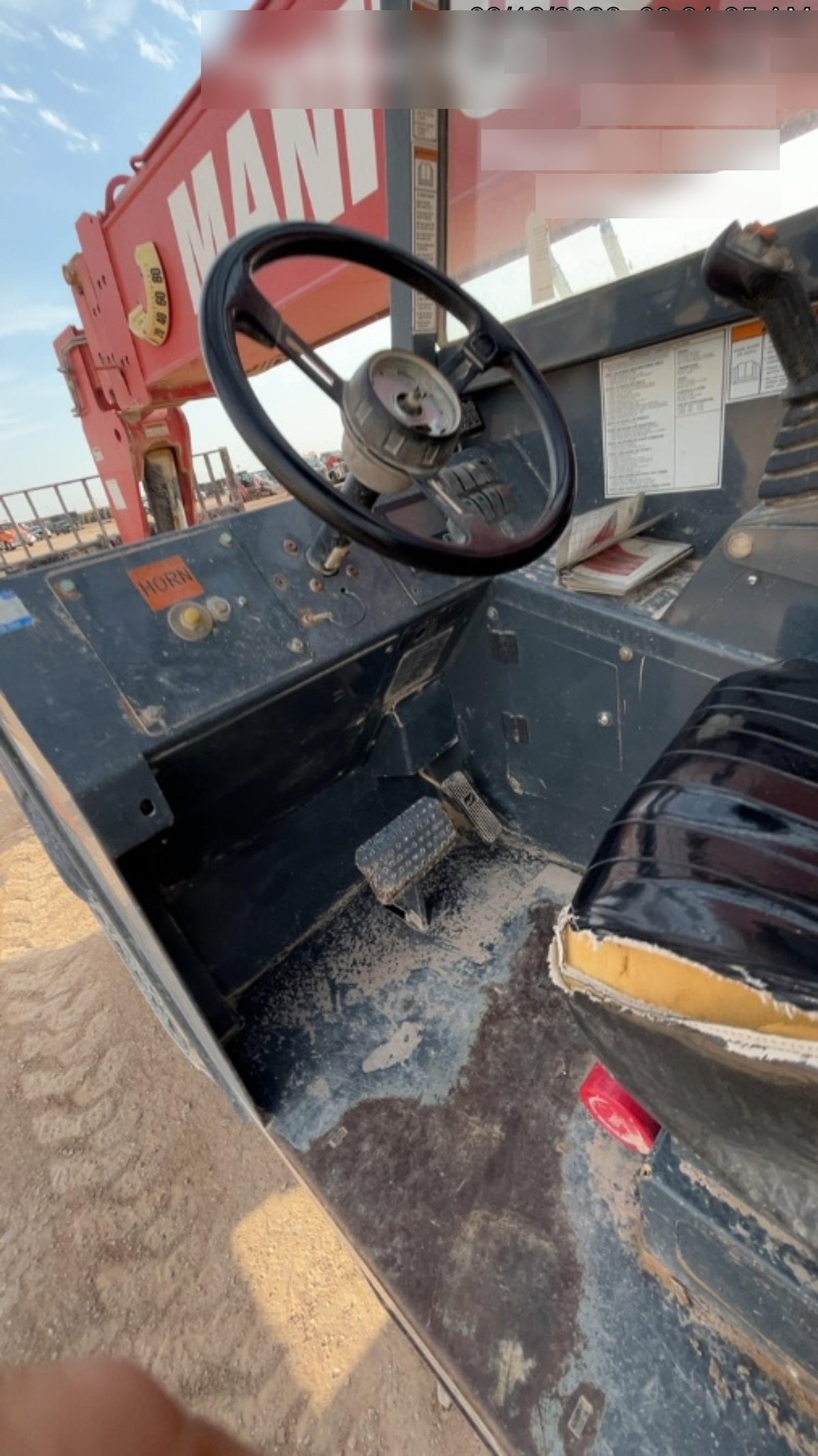 2018 Manitou MTA10055 Manitou MTA 10055 w/Open ROPS, Work Lights/Strobe, Aux Hyd, Solid Tires, Lift Hook, 66" Carriage, 60" Forks