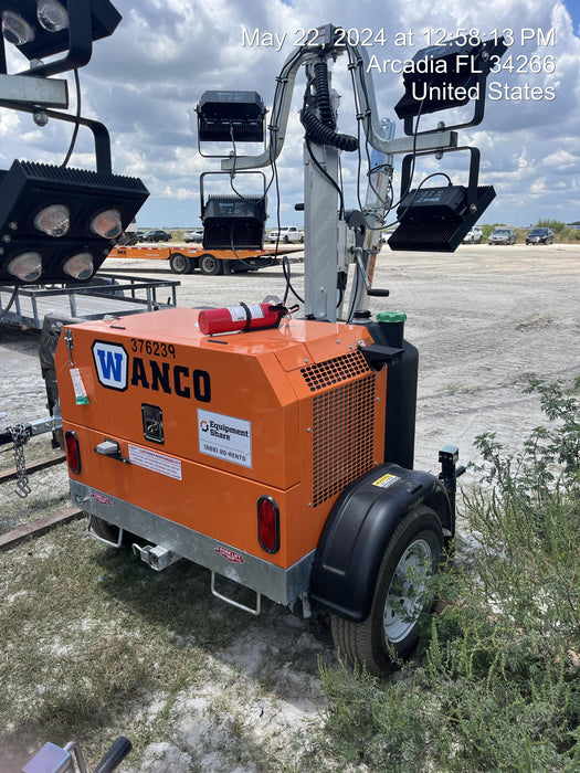 2023 Wanco WLTT-4MM4K Diesel, Deep Sea Controller, Shore Power Plug, Auto Start, (4) 350W LED Floodlights, 4kW Generator, 60 Gal Fuel Tank, 2" Ball, T3