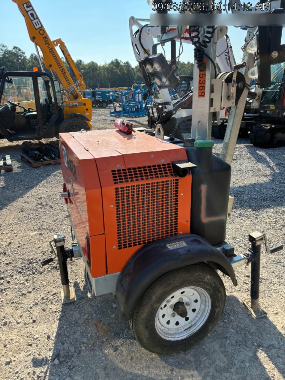 2025 Wanco WLTT-4MM4K Diesel, Mitsubishi L2E, 9.0HP @1800 rpm, Deep Sea Controller, Shore Power Plug, Auto Start, (4) 350W LED Floodlights, 4kW Generator, 60 Gal Fuel Tank, 2" Ball, T3
