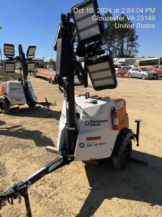 2023 Generac MLT2 Diesel, Flex Switch 120V Input, Powerzone Controller, 
(4) 320W LED Lights, 4kW Generator, 39.9 Gal Fuel Tank, 2" Ball, T3