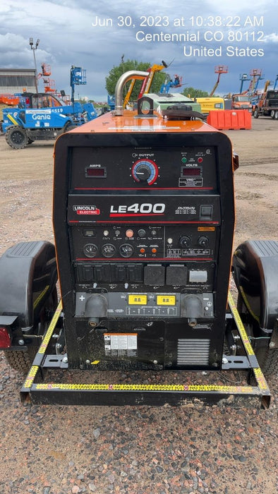 2022 Lincoln Electric LE400 Kubota V1505, Trlr, Cable Rack, Light Kit, ES Decals, T3