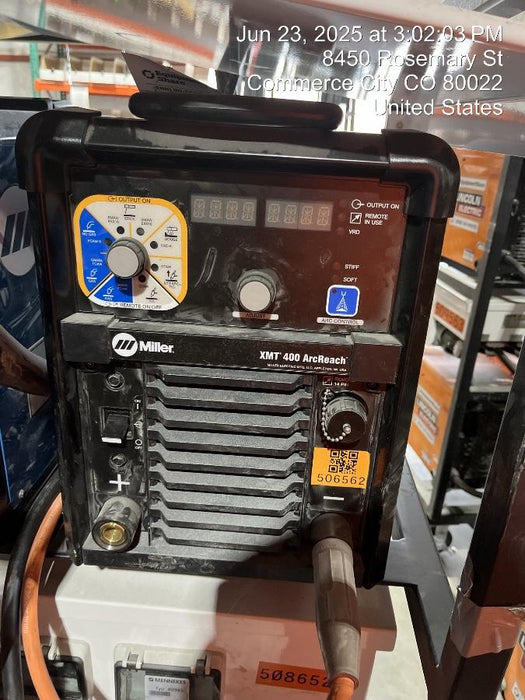 2025 MILLER ELECTRIC XMT 400