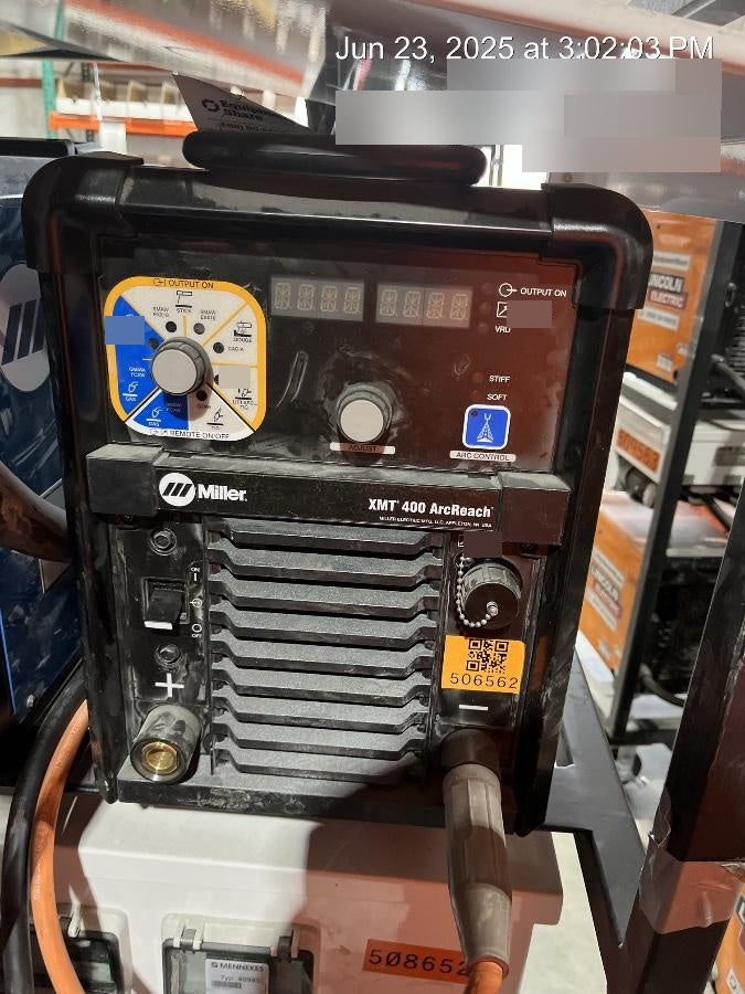 2025 MILLER ELECTRIC XMT 400