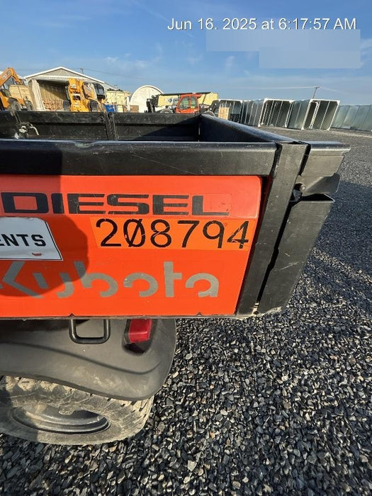 2022 Kubota RTV-X1140W-H Plastic Canopy, Windshield Acrylic Clear, LED Strobe Light, Wire Harness Kit, Back up Alarm