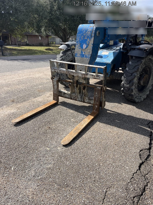 2017 Genie GTH-844 Diesel Engine, Solid Tires, 60" Carriage, Open ROPS