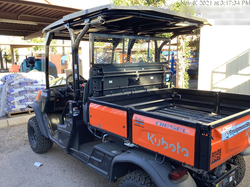 Kubota RTV-X1140W-H Plastic Canopy, Windshield Acrylic Clear, LED Strobe Light, Wire Harness Kit, Back up Alarm