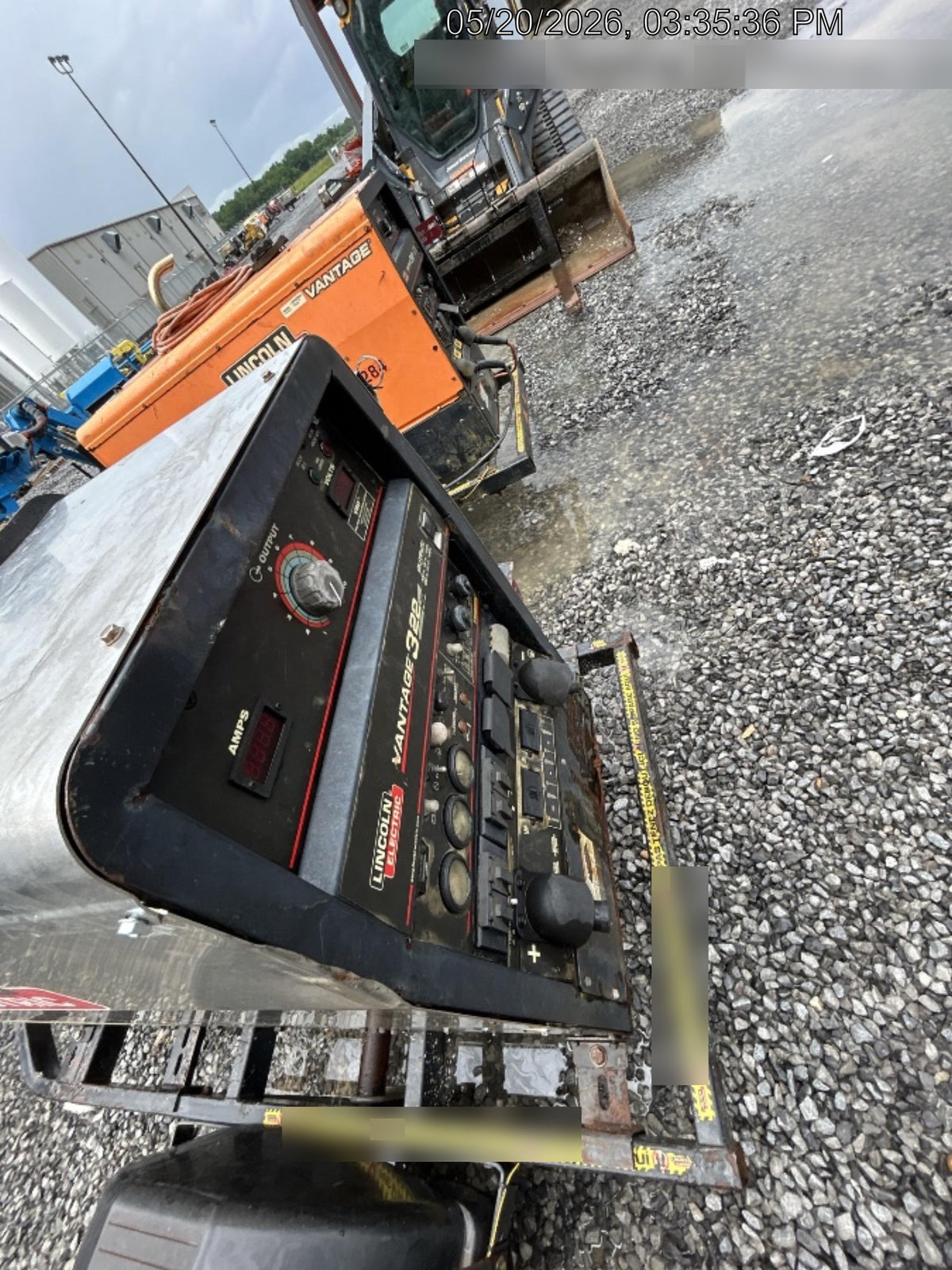 2019 Lincoln Electric Vantage 322 Lincoln Vantage 322 Welder w/Trailer, Light Kit, Cable Rack