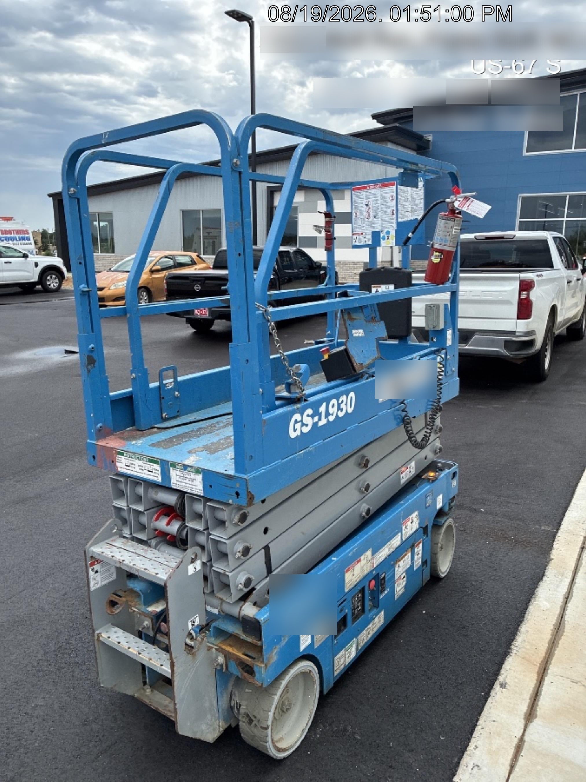 2019 Genie GS-1930 Fixed rails with chain Entry