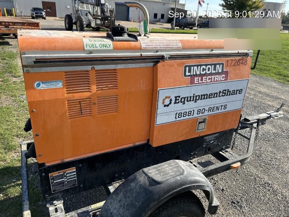 2021 Lincoln Electric Vantage 322 Vantage 322 Ready Pak 3 w/ Decals, ORANGE (includes trailer, cable rack, fender light kit) NO Telematics