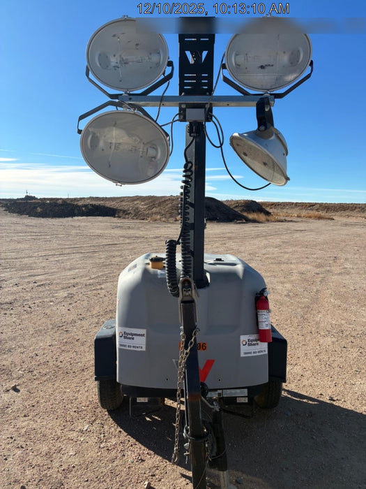 2019 Wacker Neuson LTV6L-MH Wacker Neuson LTV6L Mobile Light Tower w/Fuel Level Sensor Installed