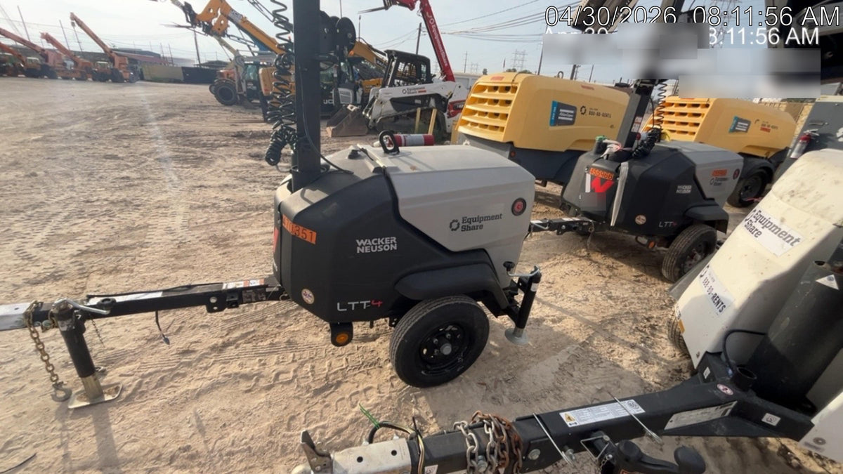 2024 Wacker Neuson LTT4 Diesel, Kohler KDW702, Deep Sea Controller, Auto Start, LED 320W, Bypass Outlet, T3