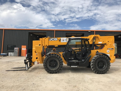 2020 JCB 510-56 Canopy, Solid Tires, Work Lights, Beacon, Aux Hydraulics, Back up Alarm, Lifting Eye, ES Decals