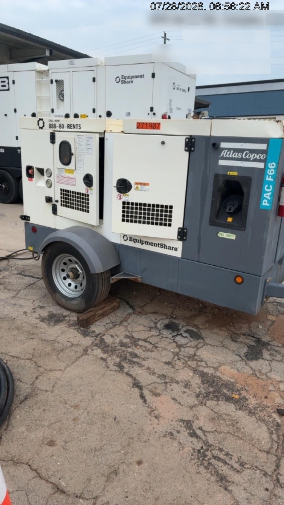 2022 ATLAS COPCO PAC F66 KD-S
