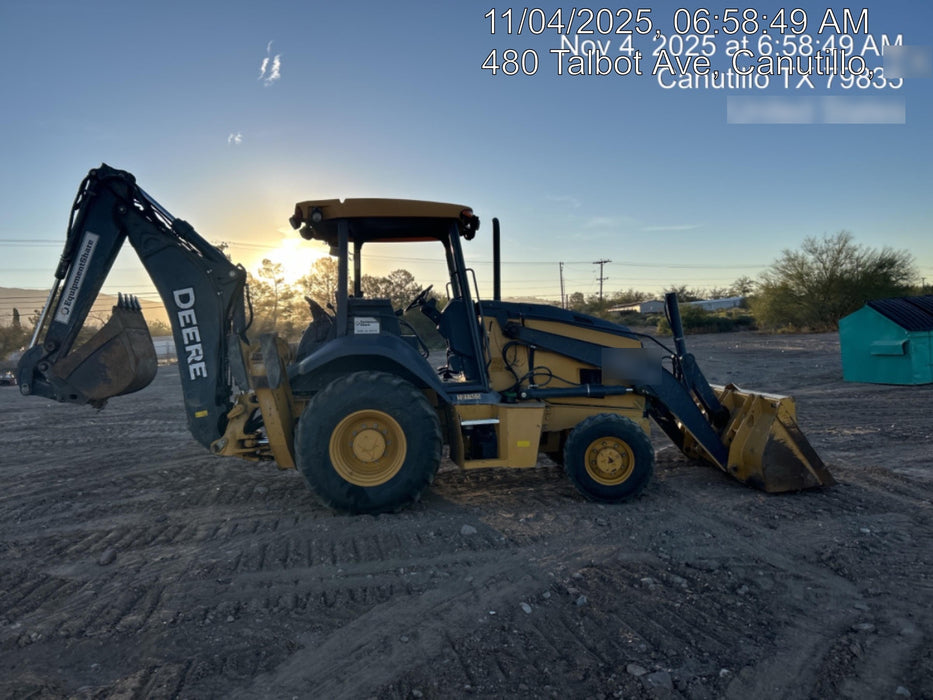 2020 John Deere 310LEP Canopy, 4WD, Standard Stick, Pilot Controls, 2 Way Hydraulics, TAG Manual QC