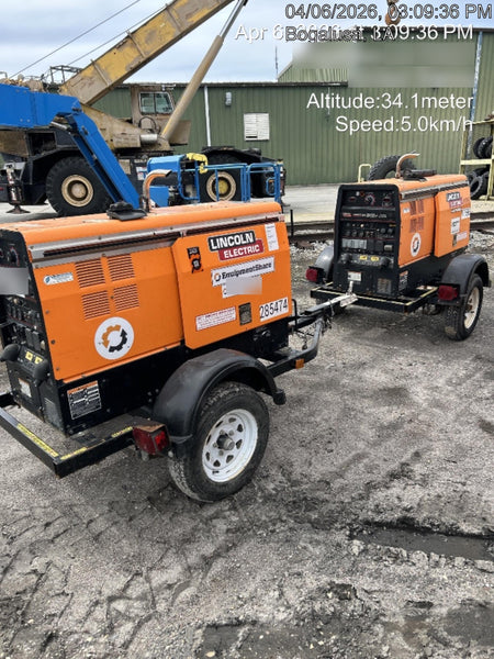2022 Lincoln Electric LE400 Kubota V1505, Trlr, Cable Rack, Light Kit, ES Decals, T3