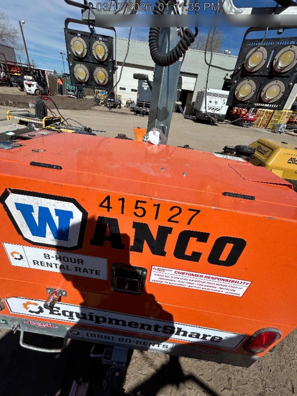 2024 Wanco WLTT-4MM4K Diesel, Deep Sea Controller, Shore Power Plug, Auto Start, (4) 350W LED Floodlights, 4kW Generator, 60 Gal Fuel Tank, 2" Ball, T3