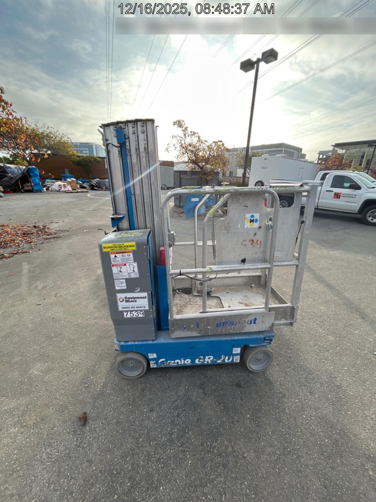 2018 GENIE GR-20